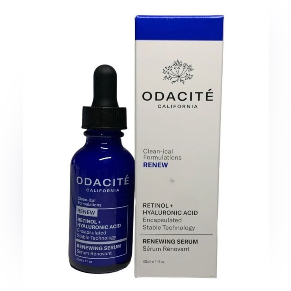 ODACITE Clean-ical Formulation RENEW, RETINOL + HYALURONIC ACID 1 FL OZ